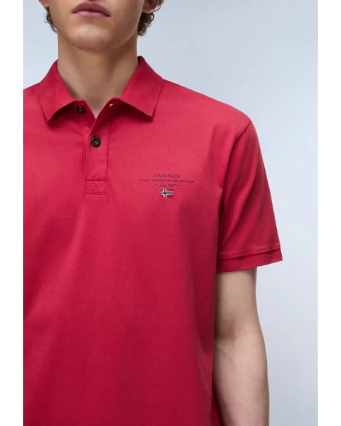 Ανδρική Μπλούζα με γιακά Napapijri Elbas NP0A4GDLRAQ1 POLO T-SHIRTS Ανδρική Μπλούζα με γιακά Napapijri Elbas NP0A4GDLRAQ1 POLO T-SHIRTS
