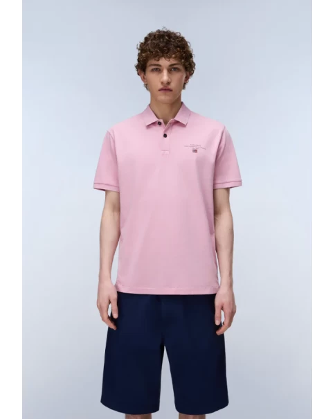 Ανδρική Μπλούζα με γιακά Napapijri Elbas NP0A4GDLRAQ1 POLO T-SHIRTS Ανδρική Μπλούζα με γιακά Napapijri Elbas NP0A4GDLRAQ1 POLO T-SHIRTS