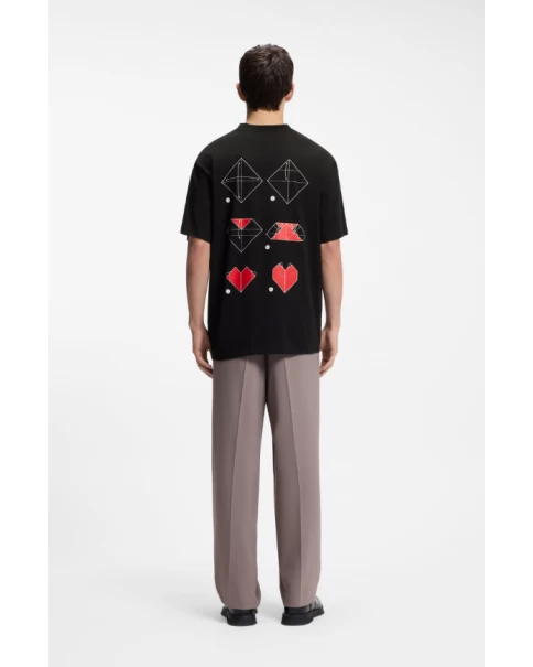 Ανδρικό T-shirt HUGO Dalentin 50553429 T-SHIRTS