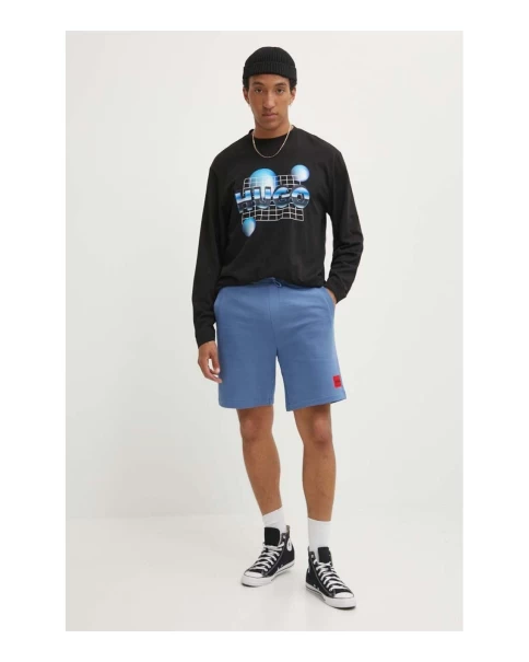 Αθλητική HUGO Φούτερ Βερμούδα Diz222 50466196 496 ΒΕΡΜΟΥΔΕΣ