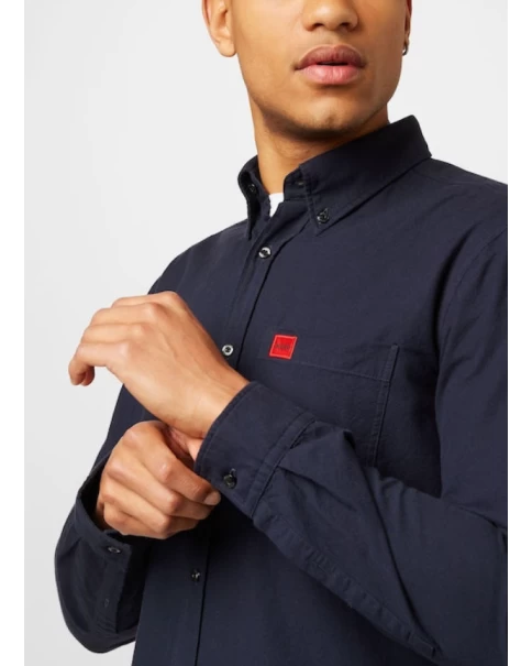 Ανδρικό Πουκάμισο HUGO Evito 50479302 407 Oxford Dark Blue ΠΟΥΚΑΜΙΣΑ ΜΑΚΡΥ ΜΑΝΙΚΙ Ανδρικό Πουκάμισο HUGO Evito 50479302 407 Oxford Dark Blue ΠΟΥΚΑΜΙΣΑ ΜΑΚΡΥ ΜΑΝΙΚΙ