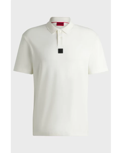 Ανδρική Μπλούζα Interlock-cotton με γιακά HUGO Deabono_D 50517638