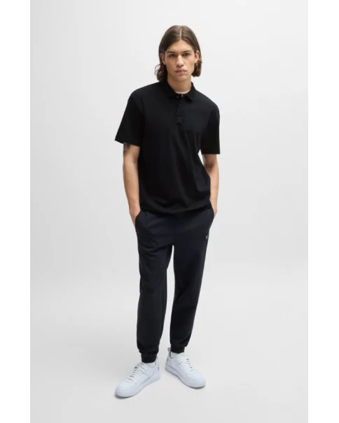 Ανδρική Μπλούζα Interlock-cotton με γιακά HUGO Deabono_D 50517638 POLO T-SHIRTS Ανδρική Μπλούζα Interlock-cotton με γιακά HUGO Deabono_D 50517638 POLO T-SHIRTS