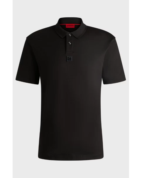 Ανδρική Μπλούζα Interlock-cotton με γιακά HUGO Deabono_D 50517638 POLO T-SHIRTS Ανδρική Μπλούζα Interlock-cotton με γιακά HUGO Deabono_D 50517638 POLO T-SHIRTS