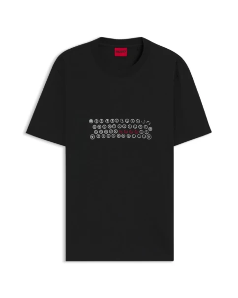 Ανδρικό T-shirt HUGO Deyss 50553755 001 T-SHIRTS Ανδρικό T-shirt HUGO Deyss 50553755 001 T-SHIRTS
