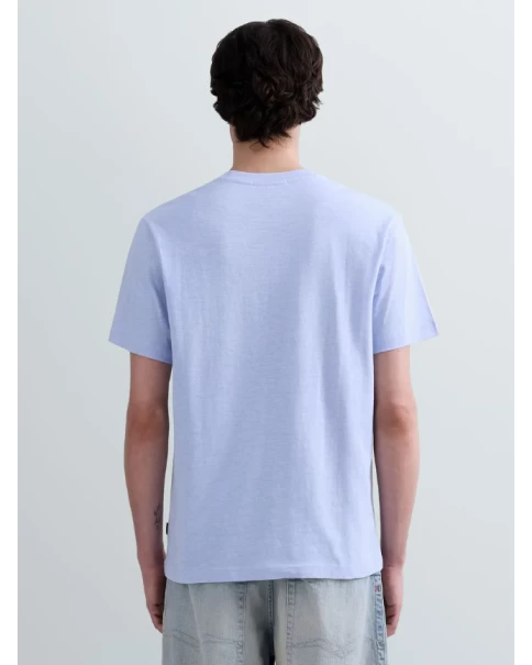 Ανδρικό Λινό T-shirt Replay M3415.24038.583 T-SHIRTS Ανδρικό Λινό T-shirt Replay M3415.24038.583 T-SHIRTS