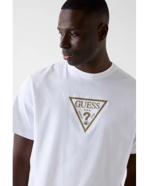 Ανδρικό T-shirt Guess Terry Logo M6RI23K8FQ4 T-SHIRTS Ανδρικό T-shirt Guess Terry Logo M6RI23K8FQ4 T-SHIRTS