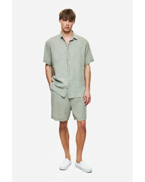 Ανδρικό Πουκάμισο Dirty Laundry Linen Shirt DLMS000153 SHORT SLEEVE SHIRTS Ανδρικό Πουκάμισο Dirty Laundry Linen Shirt DLMS000153 SHORT SLEEVE SHIRTS