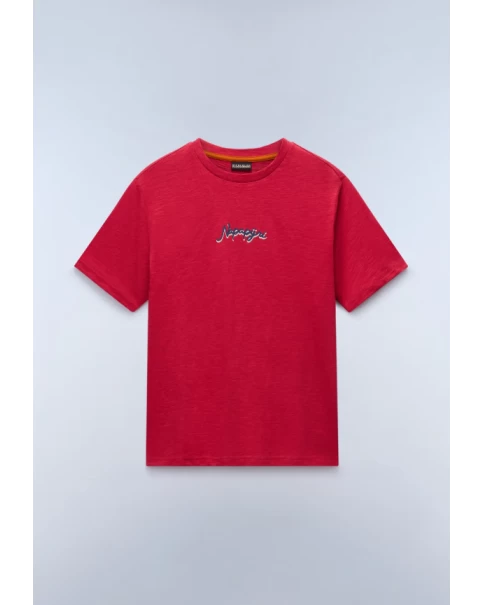 Ανδρικό T-shirt Napapijri S-ELIOR NP0A4HZYRAQ1 T-SHIRTS Ανδρικό T-shirt Napapijri S-ELIOR NP0A4HZYRAQ1 T-SHIRTS