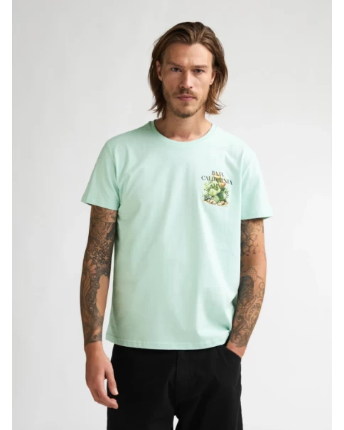 Ανδρική Μπλούζα Petrol M-1060-TSR688 T-SHIRTS Ανδρική Μπλούζα Petrol M-1060-TSR688 T-SHIRTS