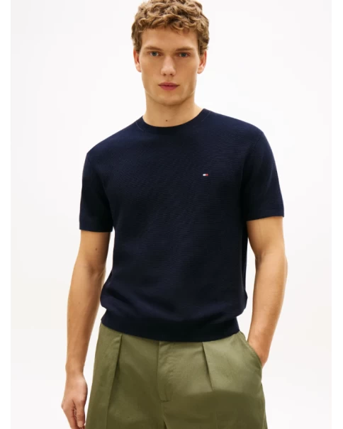 Ανδρική Μπλούζα Πλεκτή Tommy Hilfiger MW0MW42794 Ανδρική Μπλούζα Πλεκτή Tommy Hilfiger MW0MW42794