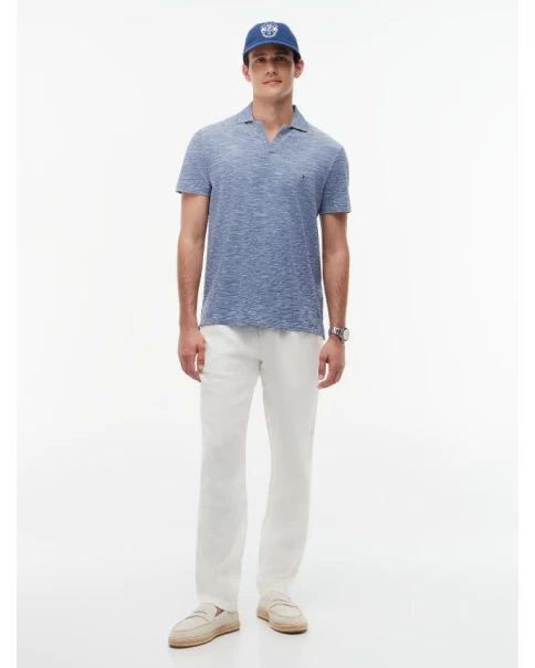 Ανδρική Μπλούζα με γιακά και V Tommy Hilfiger MW0MW38482 Oxford POLO T-SHIRTS Ανδρική Μπλούζα με γιακά και V Tommy Hilfiger MW0MW38482 Oxford POLO T-SHIRTS