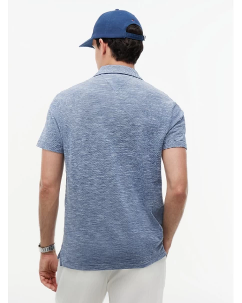 Ανδρική Μπλούζα με γιακά και V Tommy Hilfiger MW0MW38482 Oxford POLO T-SHIRTS Ανδρική Μπλούζα με γιακά και V Tommy Hilfiger MW0MW38482 Oxford POLO T-SHIRTS