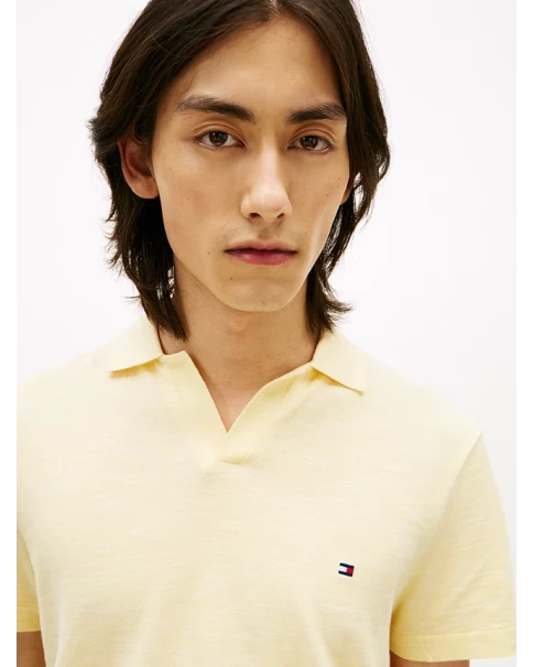 Ανδρική Μπλούζα με γιακά και V Tommy Hilfiger MW0MW38482 Oxford