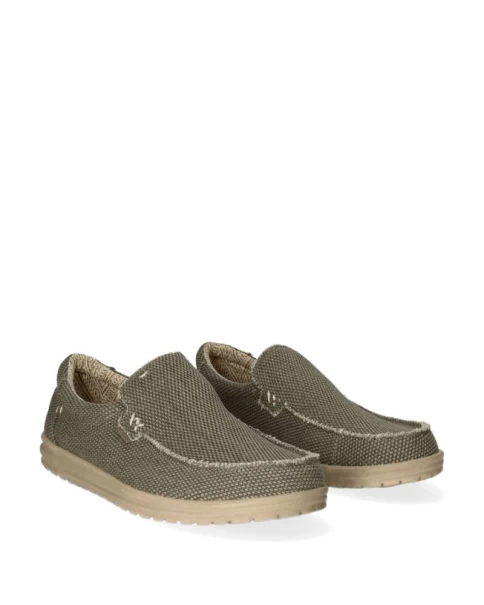 Ανδρικά Loafers Hey Dude Mikka Braided 40124-e78111 Army