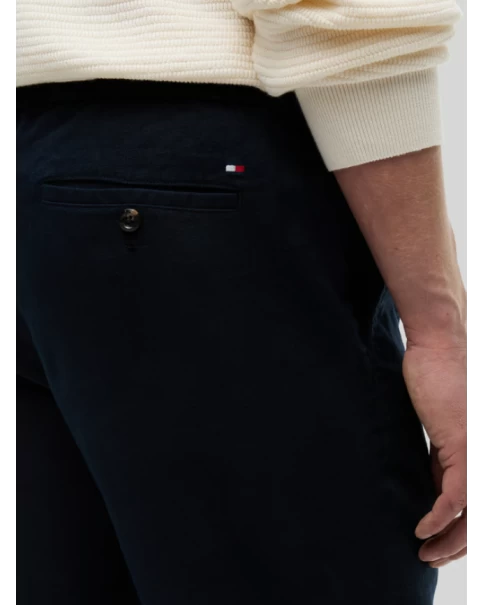 Ανδρικό Λινό Παντελόνι με λάστιχο Tommy Hilfiger Harlem MW0MW42336 TROUSERS Ανδρικό Λινό Παντελόνι με λάστιχο Tommy Hilfiger Harlem MW0MW42336 TROUSERS