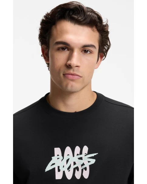 Ανδρικό T-shirt BOSS Te_Bass 50561850 B T-SHIRTS Ανδρικό T-shirt BOSS Te_Bass 50561850 B T-SHIRTS
