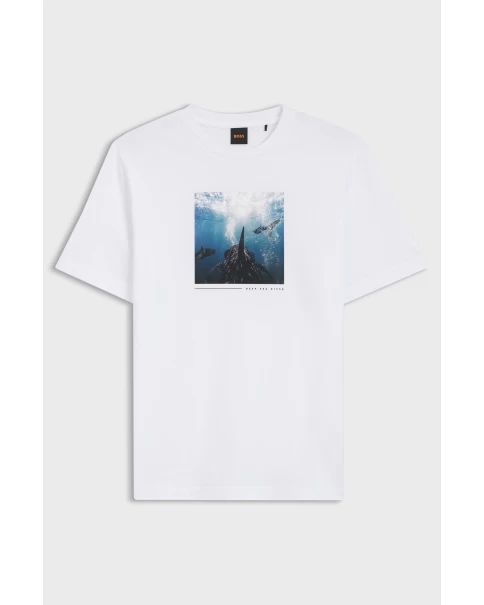 Ανδρικό T-shirt BOSS Te_Creature 50561861 T-SHIRTS Ανδρικό T-shirt BOSS Te_Creature 50561861 T-SHIRTS
