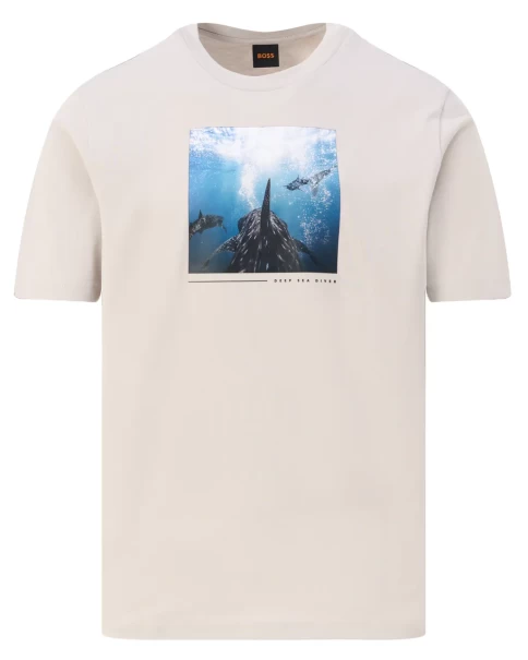 Ανδρικό T-shirt BOSS Te_Creature 50561861 T-SHIRTS Ανδρικό T-shirt BOSS Te_Creature 50561861 T-SHIRTS