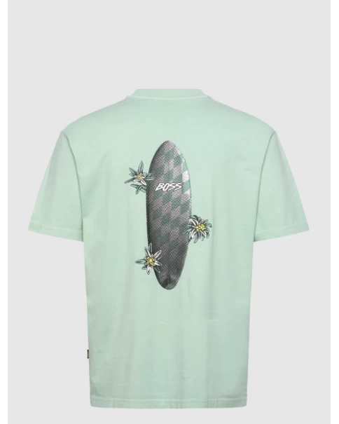 Ανδρικό T-shirt BOSS Te_SurfWash 50561873 690 T-SHIRTS Ανδρικό T-shirt BOSS Te_SurfWash 50561873 690 T-SHIRTS