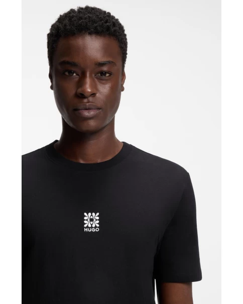 Ανδρικό Μονόχρωμο T-shirt HUGO Darusi 50561126 Ανδρικό Μονόχρωμο T-shirt HUGO Darusi 50561126