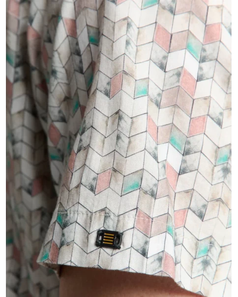 Ανδρικό Print Πουκάμισο No Excess 28440415 SHORT SLEEVE SHIRTS Ανδρικό Print Πουκάμισο No Excess 28440415 SHORT SLEEVE SHIRTS