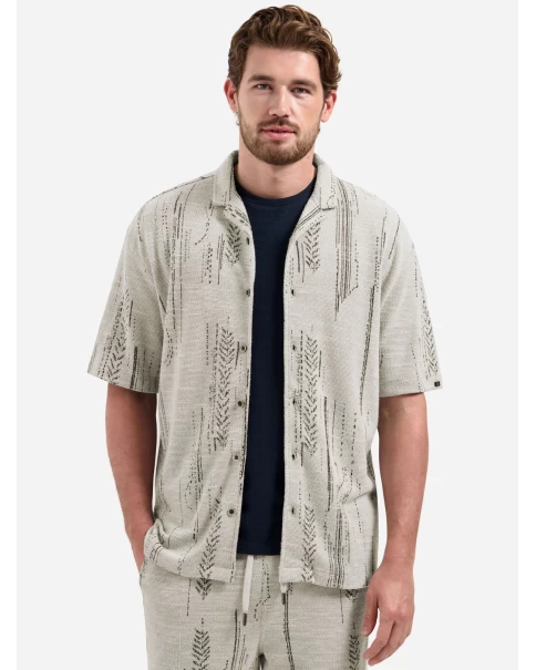 Ανδρικό Πουκάμισο Κοντό Μανίκι No Excess 31490307 JACQUARD Ανδρικό Πουκάμισο Κοντό Μανίκι No Excess 31490307 JACQUARD