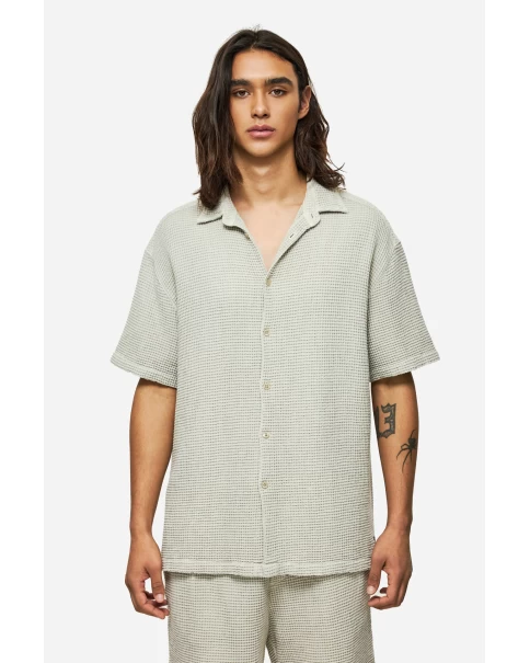Ανδρικό Πουκάμισο Dirty Laundry Waffle Shirt DLMS000150 Ανδρικό Πουκάμισο Dirty Laundry Waffle Shirt DLMS000150