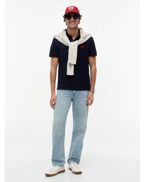 Ανδρική Μπλούζα με γιακά Tommy Hilfiger MW0MW43046 ΜΠΛΟΥΖΕΣ POLO Ανδρική Μπλούζα με γιακά Tommy Hilfiger MW0MW43046 ΜΠΛΟΥΖΕΣ POLO