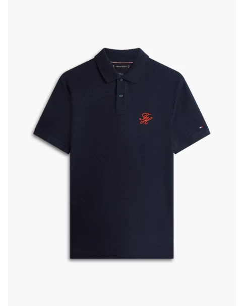 Ανδρική Μπλούζα με γιακά Tommy Hilfiger MW0MW43046 ΜΠΛΟΥΖΕΣ POLO Ανδρική Μπλούζα με γιακά Tommy Hilfiger MW0MW43046 ΜΠΛΟΥΖΕΣ POLO