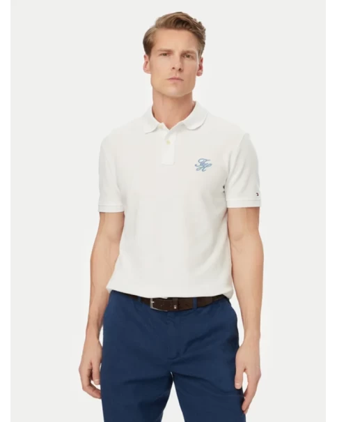Ανδρική Μπλούζα με γιακά Tommy Hilfiger MW0MW43046 ΜΠΛΟΥΖΕΣ POLO Ανδρική Μπλούζα με γιακά Tommy Hilfiger MW0MW43046 ΜΠΛΟΥΖΕΣ POLO