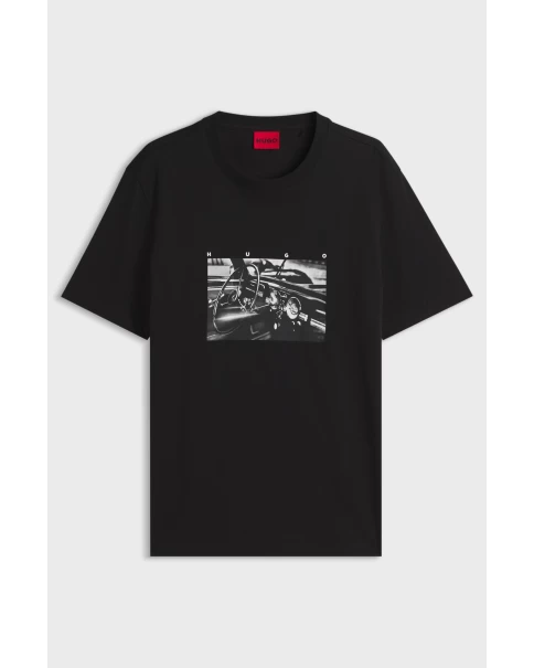 Ανδρικό T-shirt Hugo Dikems 50566628 002 T-SHIRTS Ανδρικό T-shirt Hugo Dikems 50566628 002 T-SHIRTS