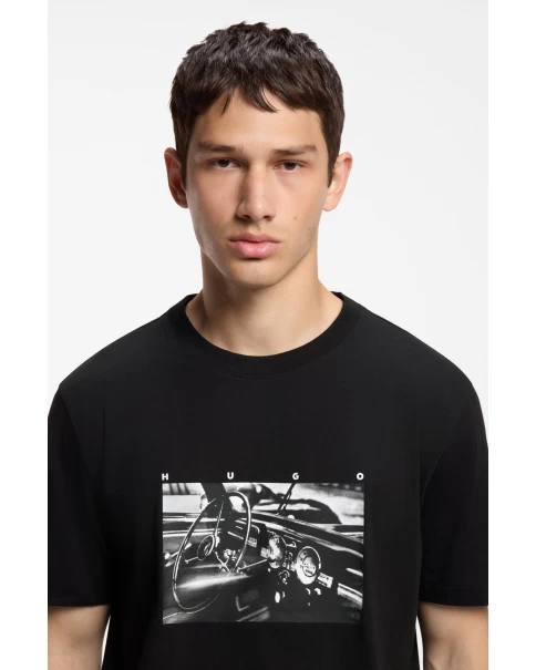 Ανδρικό T-shirt Hugo Dikems 50566628 002 T-SHIRTS Ανδρικό T-shirt Hugo Dikems 50566628 002 T-SHIRTS