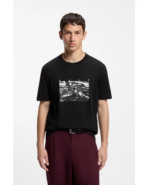 Ανδρικό T-shirt Hugo Dikems 50566628 002 T-SHIRTS Ανδρικό T-shirt Hugo Dikems 50566628 002 T-SHIRTS