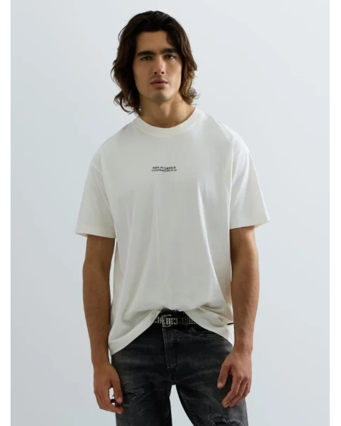 Ανδρικό T-shirt Replay M12BF 00QMJ C05Z T-SHIRTS Ανδρικό T-shirt Replay M12BF 00QMJ C05Z T-SHIRTS
