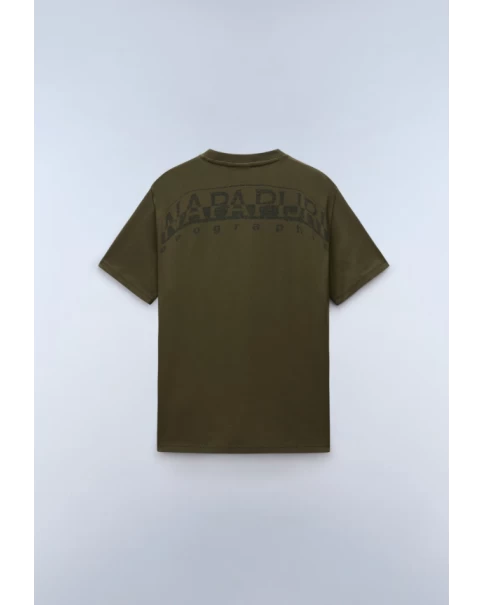 Ανδρικό T-shirt Napapijri s-Yourte NP0A8AU2G1F1 T-SHIRTS Ανδρικό T-shirt Napapijri s-Yourte NP0A8AU2G1F1 T-SHIRTS