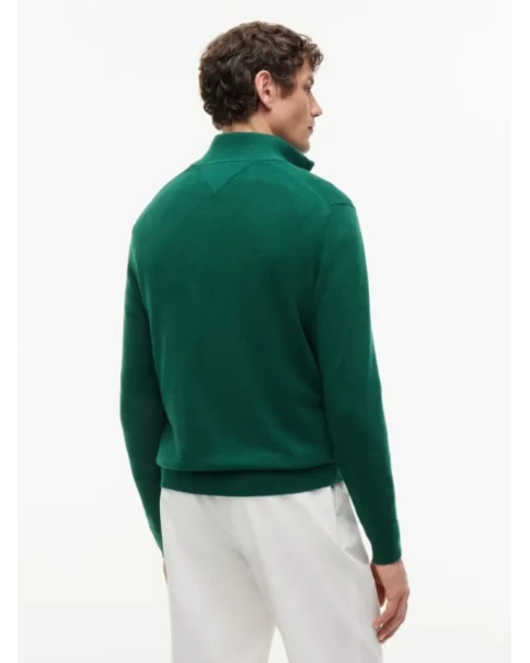 Ανδρικό Πλεκτό Zip Cashmere Tommy Hilfiger MW0MW28049 Green/ Light Grey ΠΛΕΚΤΑ Ανδρικό Πλεκτό Zip Cashmere Tommy Hilfiger MW0MW28049 Green/ Light Grey ΠΛΕΚΤΑ
