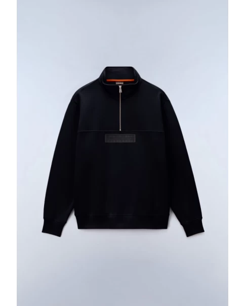 Ανδρικό Φούτερ Half Zip Napapijri Box Logo NP0A8B339411 Ανδρικό Φούτερ Half Zip Napapijri Box Logo NP0A8B339411