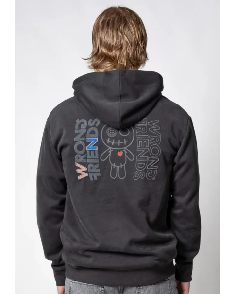 Ανδρικό Φούτερ με Zip Wrong Friends Nelson Wf1343 Ανδρικό Φούτερ με Zip Wrong Friends Nelson Wf1343