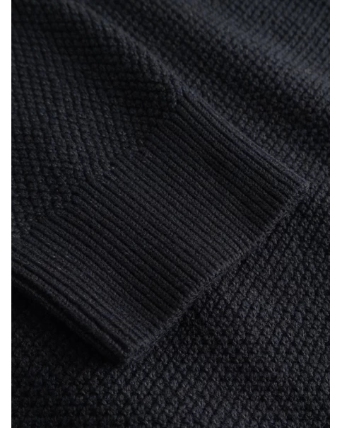 Ανδρικό Πλεκτό με V Gabba 12314 Blue Black KNITWEAR Ανδρικό Πλεκτό με V Gabba 12314 Blue Black KNITWEAR