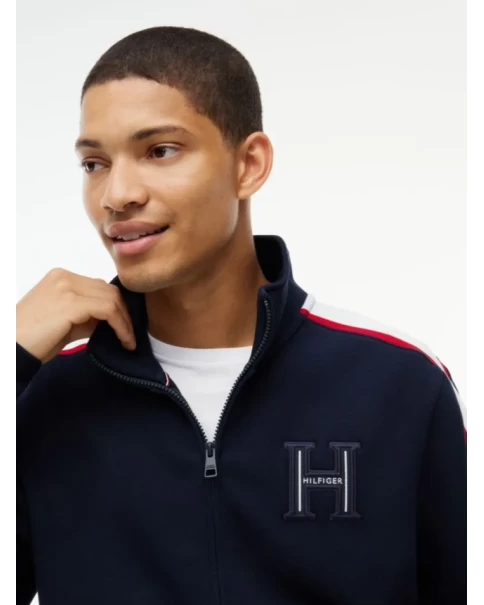 Ανδρική Ζακέτα Φούτερ Pique Tommy Hilfiger MW0MW44957 ΖΑΚΕΤΕΣ Ανδρική Ζακέτα Φούτερ Pique Tommy Hilfiger MW0MW44957 ΖΑΚΕΤΕΣ