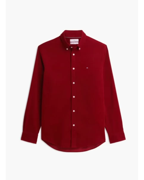 Ανδρικό Πουκάμισο Κοτλέ Tommy Hilfiger MW0MW40486 Autumn Red Ανδρικό Πουκάμισο Κοτλέ Tommy Hilfiger MW0MW40486 Autumn Red