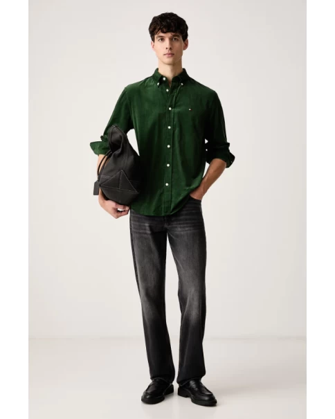Ανδρικό Πουκάμισο Κοτλέ Tommy Hilfiger MW0MW40486 Green ΠΟΥΚΑΜΙΣΑ ΜΑΚΡΥ ΜΑΝΙΚΙ Ανδρικό Πουκάμισο Κοτλέ Tommy Hilfiger MW0MW40486 Green ΠΟΥΚΑΜΙΣΑ ΜΑΚΡΥ ΜΑΝΙΚΙ