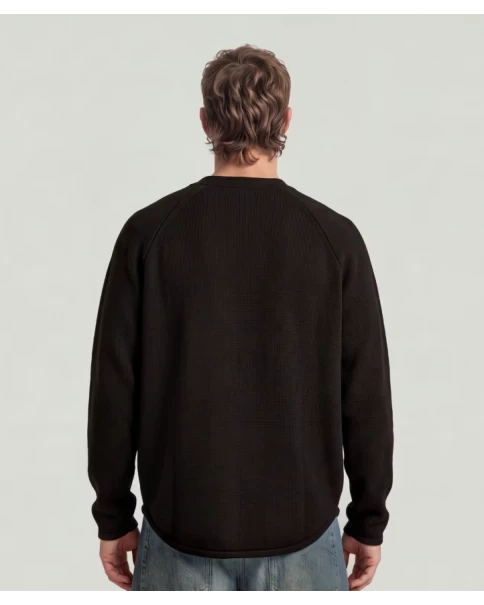Άνδρική Μπλούζα Heavy Cotton Waffle G-STAR HENLEY D30712 T-SHIRTS LONG SLEEVE Άνδρική Μπλούζα Heavy Cotton Waffle G-STAR HENLEY D30712 T-SHIRTS LONG SLEEVE