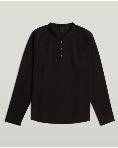 Άνδρική Μπλούζα Heavy Cotton Waffle G-STAR HENLEY D30712 T-SHIRTS LONG SLEEVE Άνδρική Μπλούζα Heavy Cotton Waffle G-STAR HENLEY D30712 T-SHIRTS LONG SLEEVE