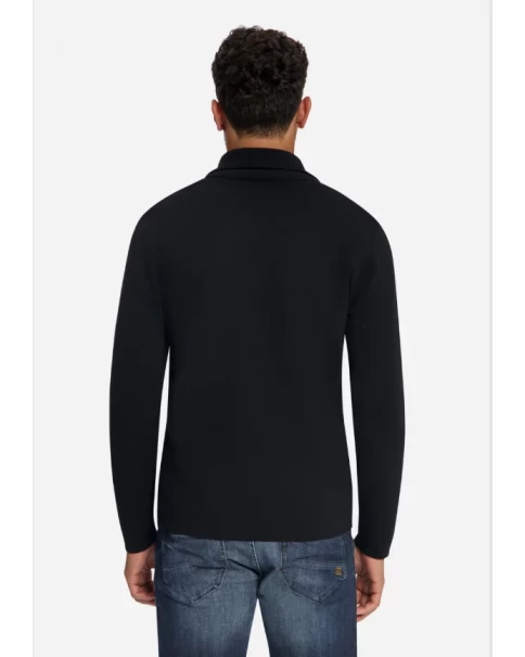 Ανδρικό Πουλόβερ Half Zip No Excess 33210920 Black ΠΛΕΚΤΑ Ανδρικό Πουλόβερ Half Zip No Excess 33210920 Black ΠΛΕΚΤΑ
