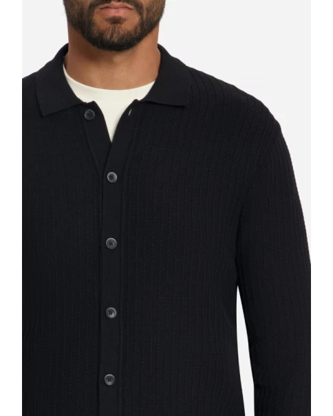 Ανδρικό Ζακέτα Πλεκτή No Excess 332230968 Black Ανδρικό Ζακέτα Πλεκτή No Excess 332230968 Black