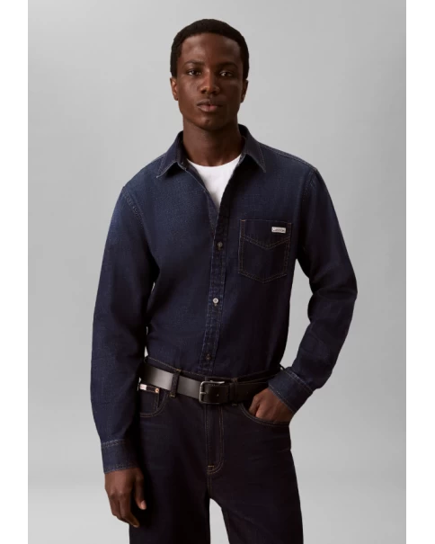 Ανδρικό Jean Πουκάμισο Calvin Klein LV04RH912G ΠΟΥΚΑΜΙΣΑ ΜΑΚΡΥ ΜΑΝΙΚΙ Ανδρικό Jean Πουκάμισο Calvin Klein LV04RH912G ΠΟΥΚΑΜΙΣΑ ΜΑΚΡΥ ΜΑΝΙΚΙ